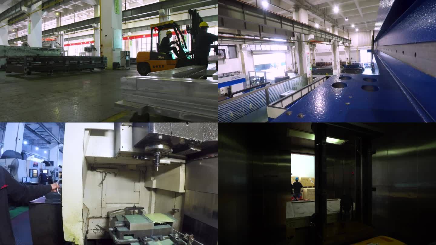 工人干活 產(chǎn)品組裝 高科技設(shè)備 工廠員工